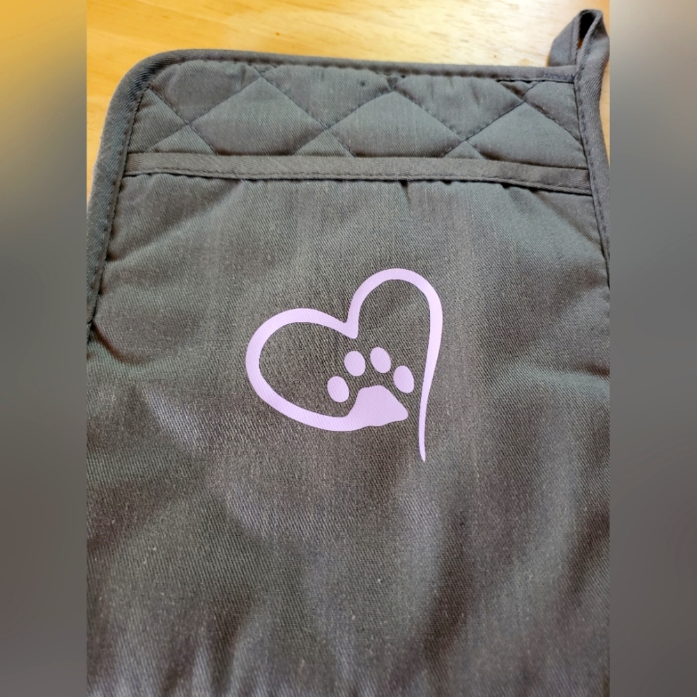 NWOT cat love lover dog lover gift, dog kitchen pot holder